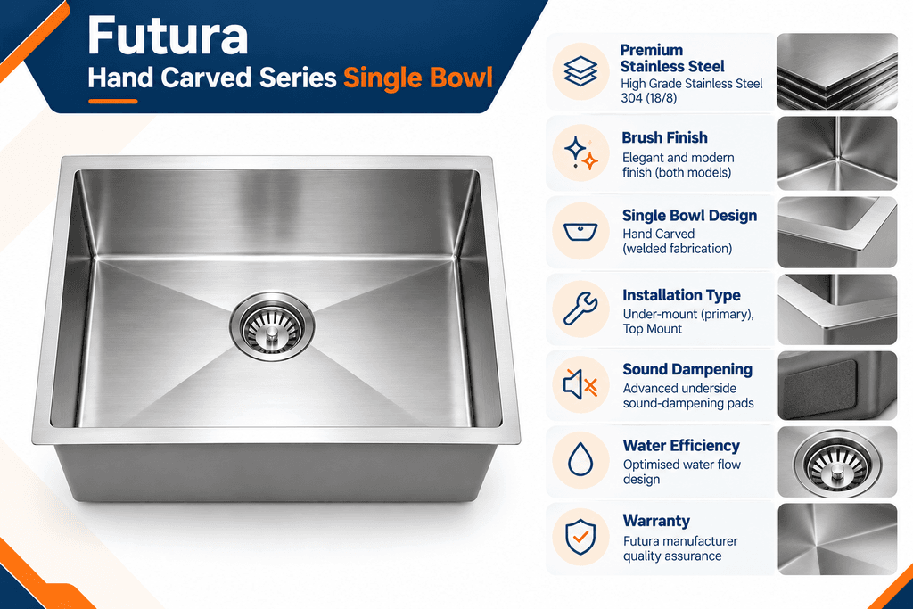 Futura Hand Carve Sink,FS2418 HM - View 5