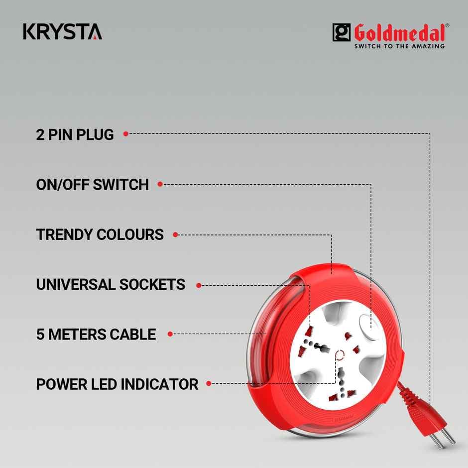 Goldmedal Krysta 2-Pin Extension Cord - View 4