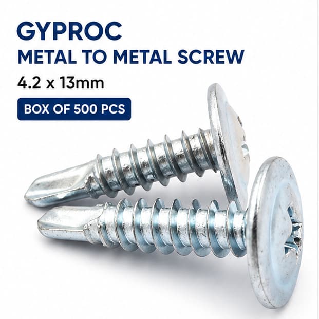 Gyproc 4.2x13mm Metal to Metal Self Drilling Screw (Box Of 500 Pcs) - View 2