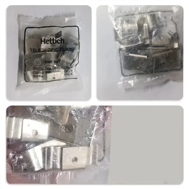 Hettich 118014200-Basket Clamps For KA Channels - View 3