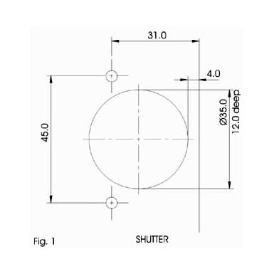 Ebco 165° Hinge Regular Close 1 Set 2 Nos - View 3