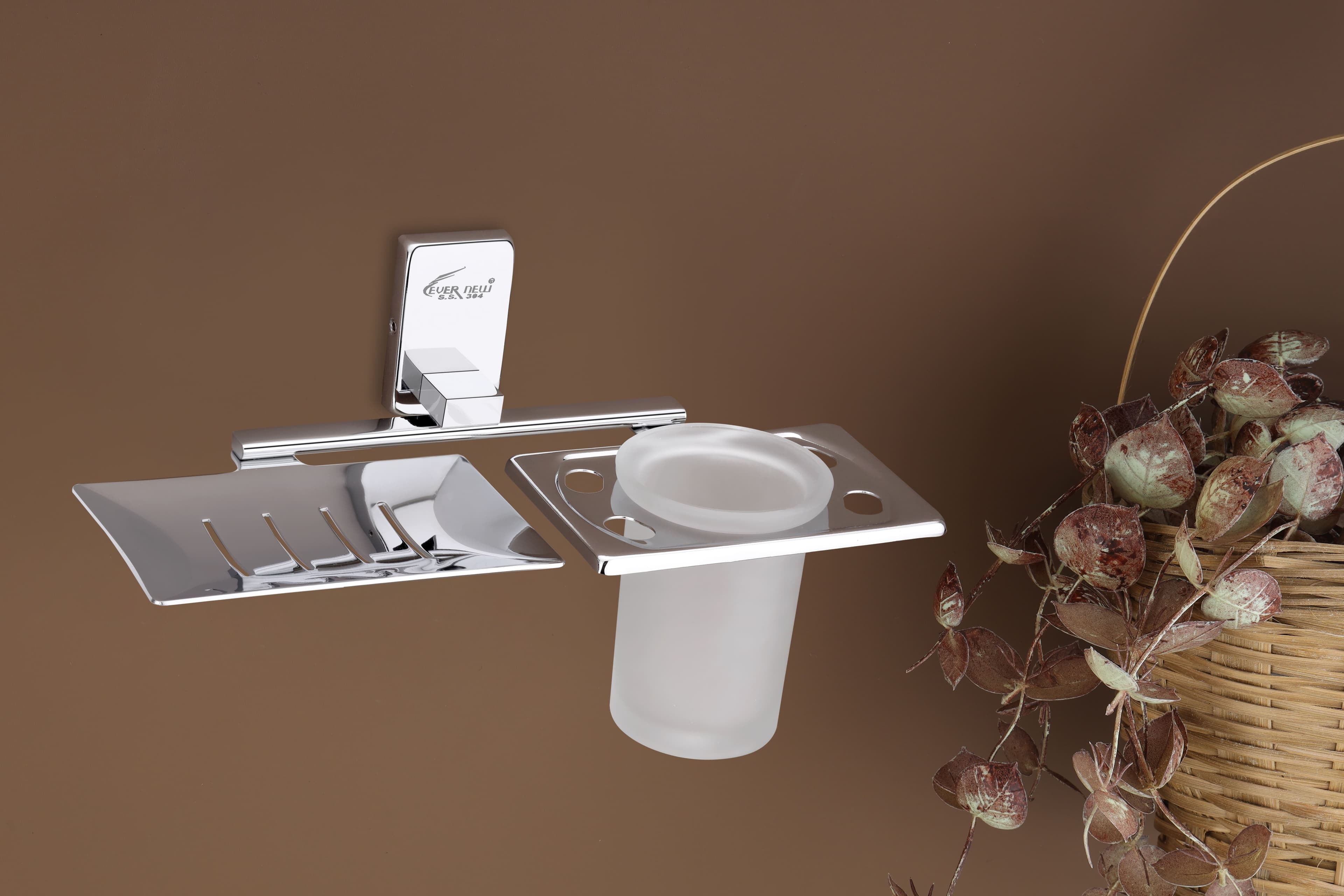 Evernew Regal Soap Dish & Tumbler Holder - View 2