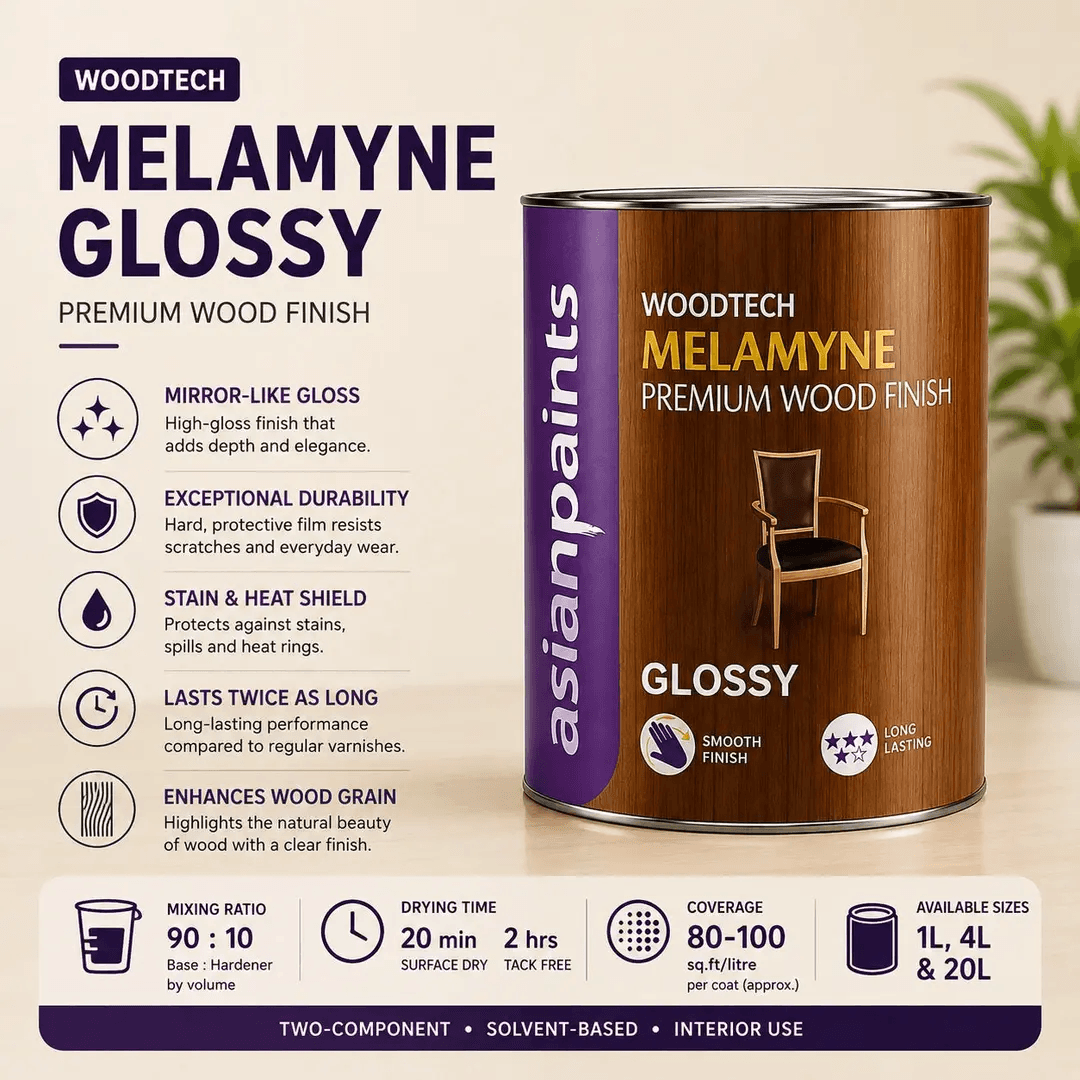 Asian Paints WoodTech Melamyne Glossy - View 3