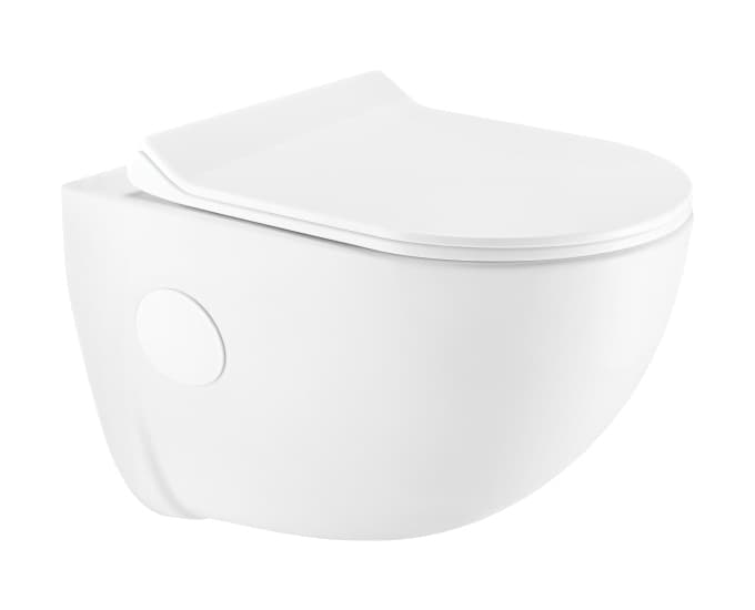 Cera Clapper Pro Rimless Wall Hung Commode