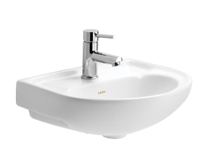 Cera Canon Wash Basin Without Pedestal - View 2