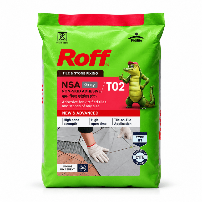 Roff T02 NSA Non-Skid Tile Adhesive Grey 30 Kg
