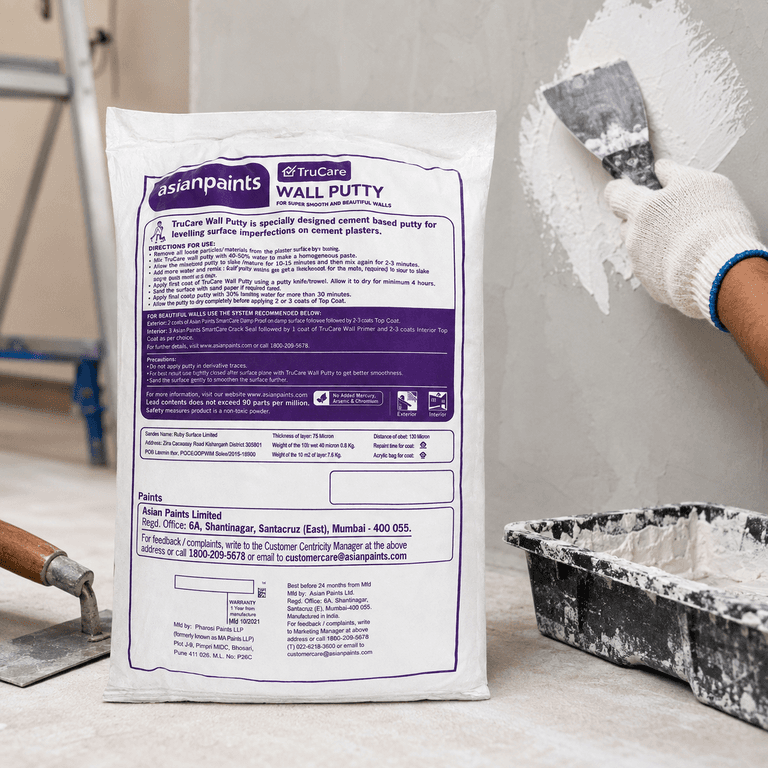 Asian Paints TruCare White 40 kg Putty - View 4