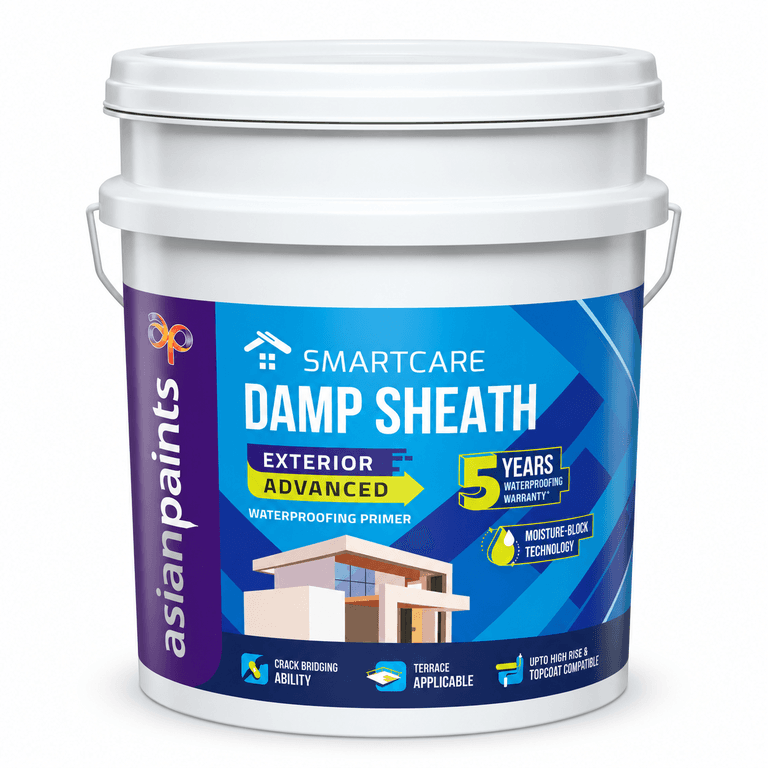Asian Paints SmartCare Damp Sheath Exterior Advanced Waterproofing Primer 20L