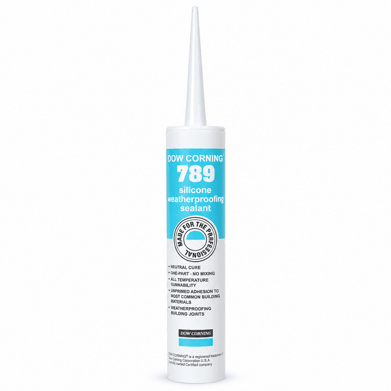 DOWSIL 789 Silicone Weather Proofing Sealant, White, 280ml