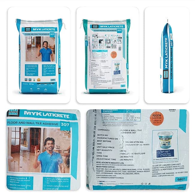 MYK Laticrete 307 Ceramic Floor & Wall Tile Adhesive 20 Kg - View 2