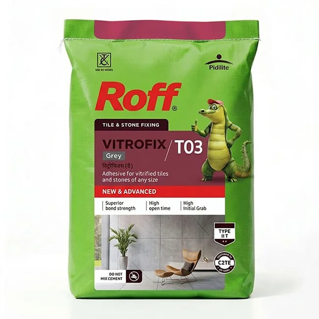 Roff T03 Vitrofix Tile Adhesive Grey 20 Kg
