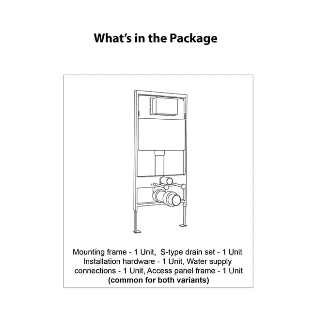 Jaquar Single Piece Slim Concealed Cistern - View 4