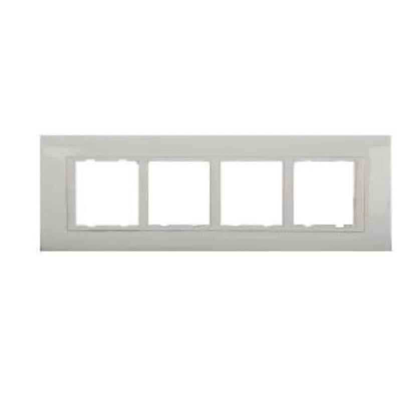 Anchor by Panasonic Penta Modular 8M Horizontal Cover Plate with Chrome Collar