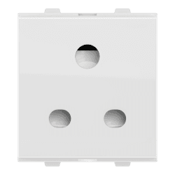 GM G-Magic 6A 2M 3-Pin Socket, White