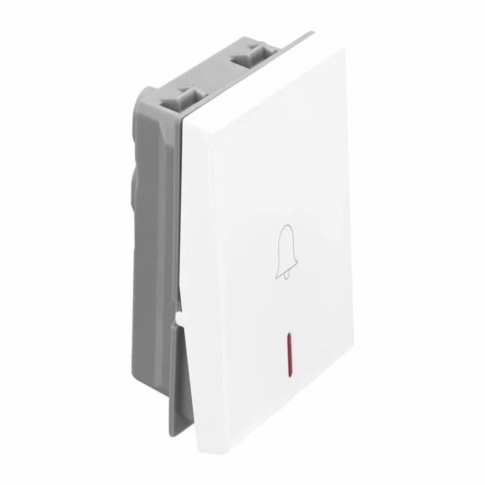 Legrand Allzy 6A Bell Push with 2M Indicator - View 3