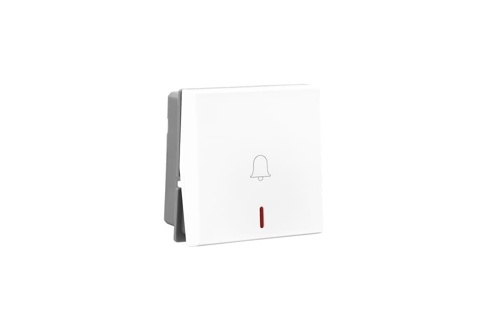Legrand Allzy 6A Bell Push with 2M Indicator - View 2