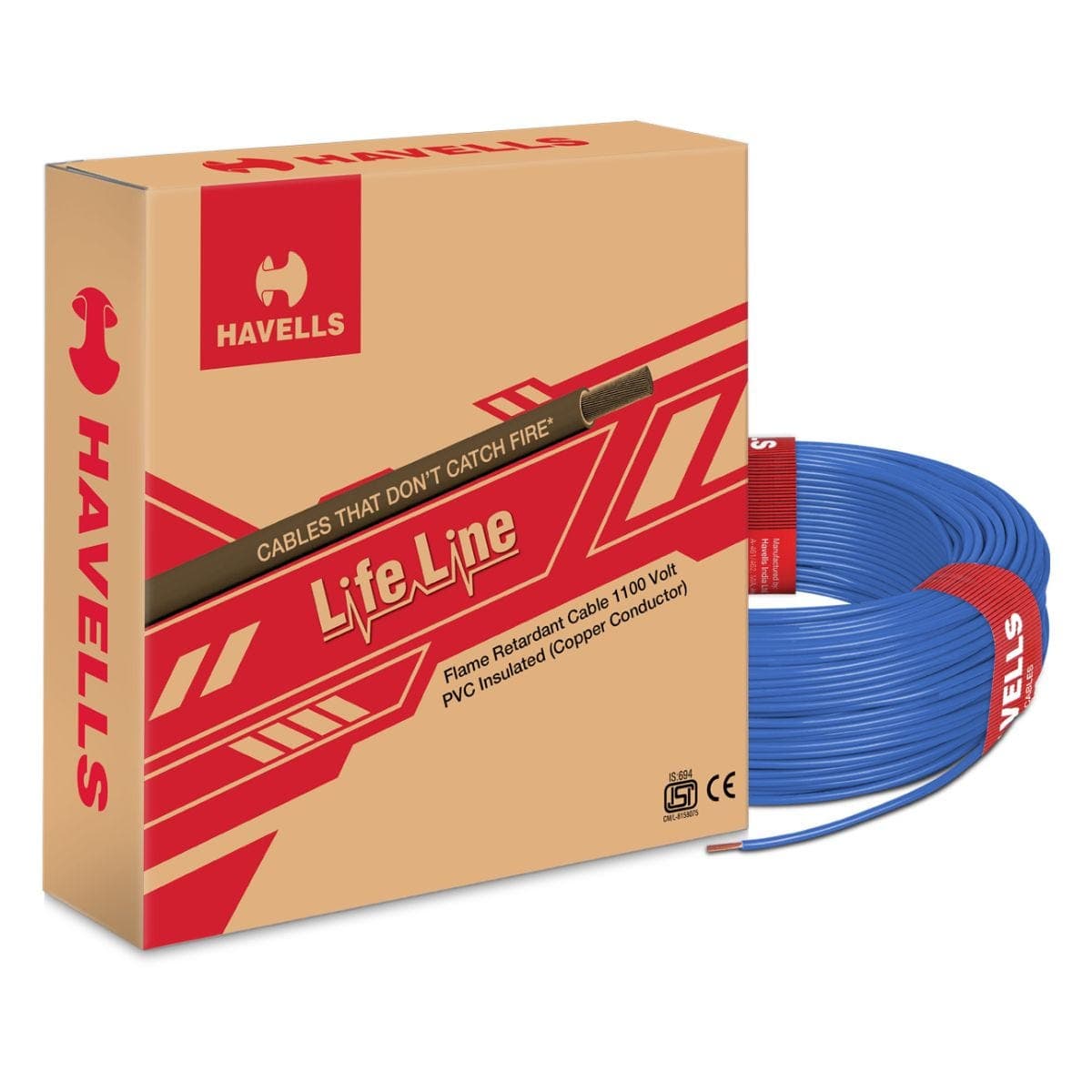 Havells Life Line FR Wire, 180 Mtr