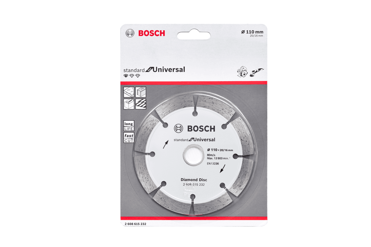Bosch 10x20/16mm Diamond Cutting Blade - View 2