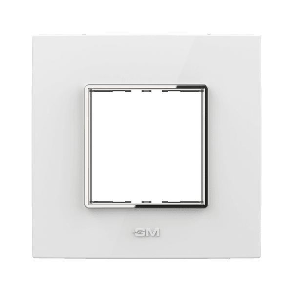 GM FourFive CasaViva Glossy White Cover Plate