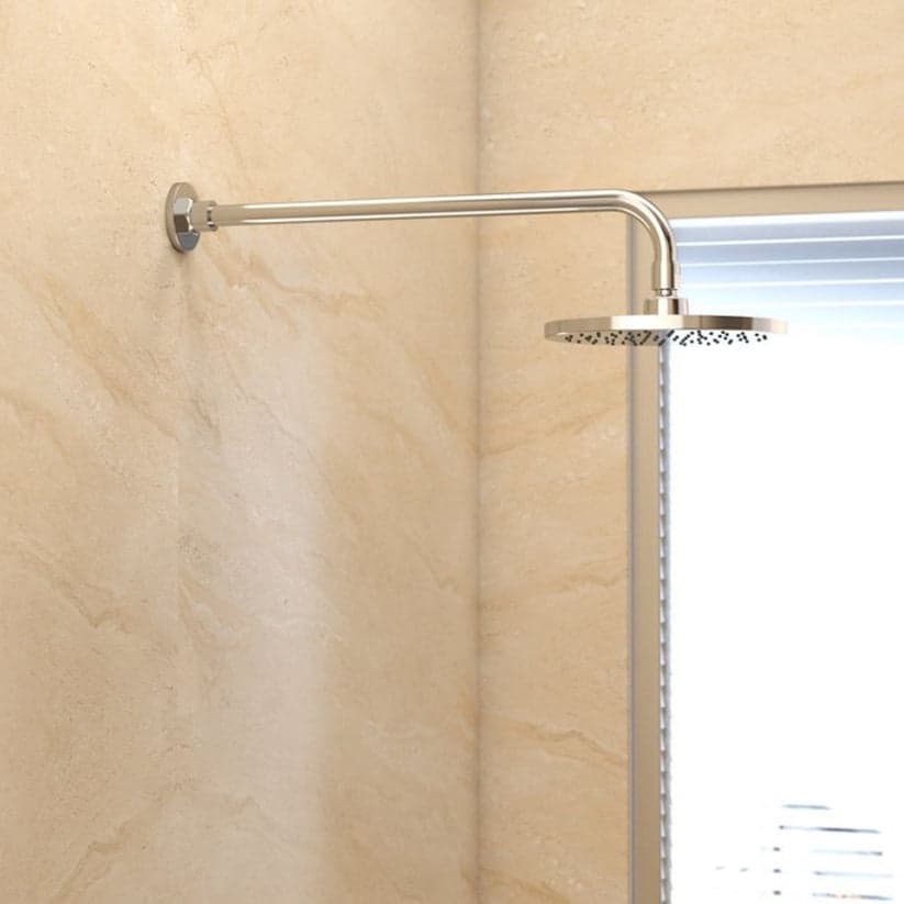 Kohler MasterShower 46.3 cm Wall-Mount Single-Function Rainhead Shower Arm and Flange, 16346IN-CP - View 3