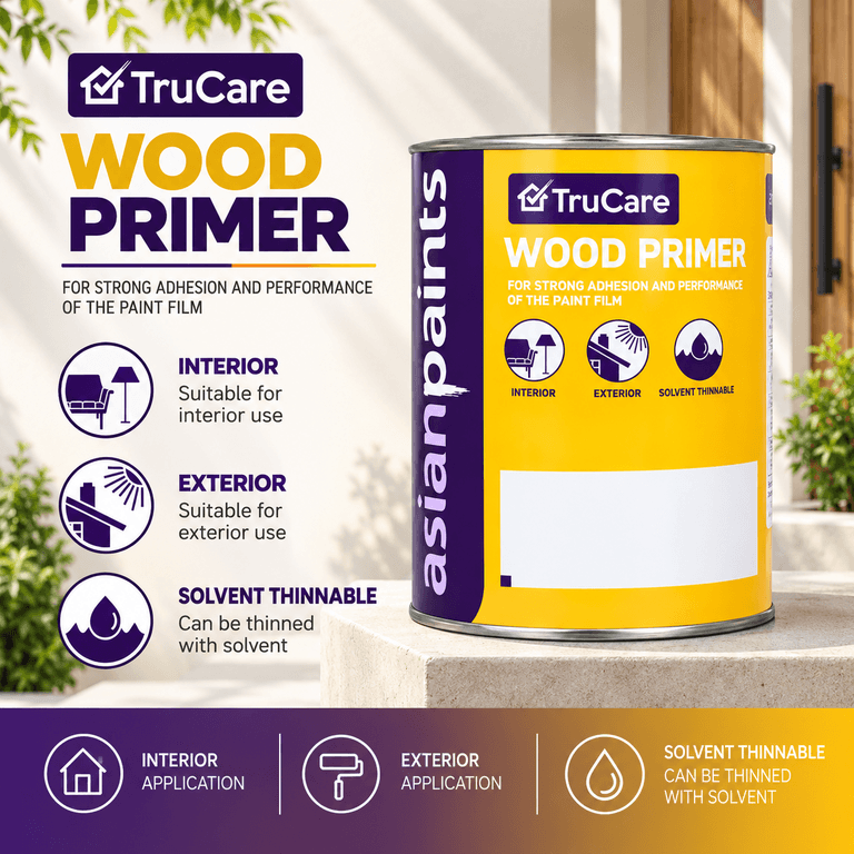 Asian Paints TruCare White Wood Primer - View 2
